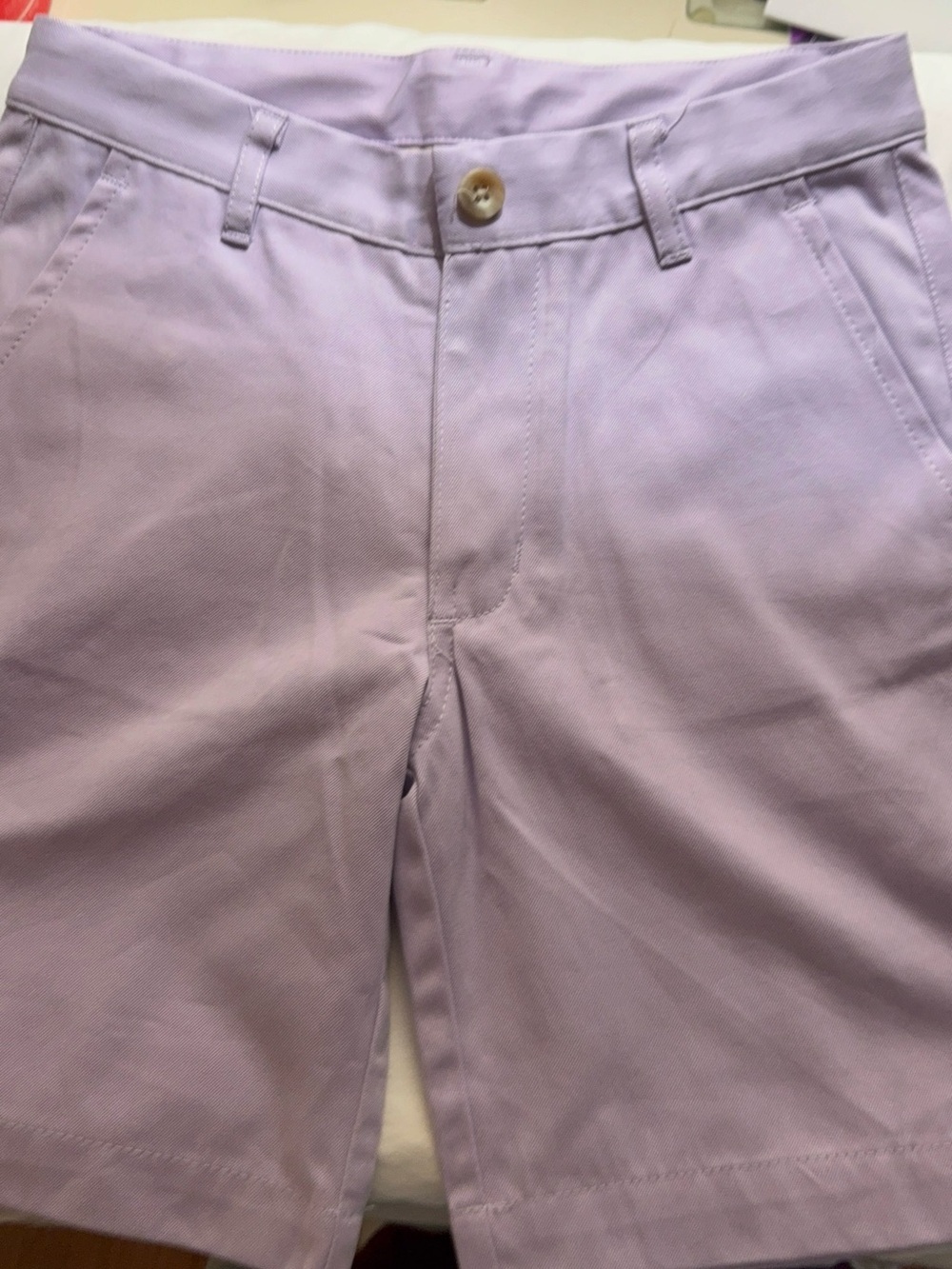 The Beaufort Bonnet Company Lavender Boys Flat Front Shorts